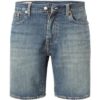 Jeansshorts 450 Baumwoll-Stretch, dark indigo