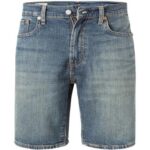 Jeansshorts 450 Baumwoll-Stretch, dark indigo