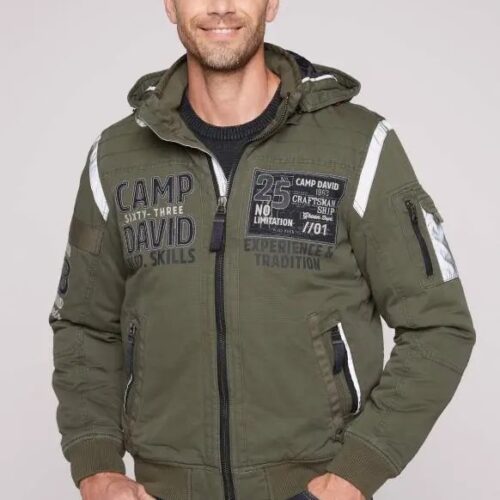 Wattierter Blouson im Worker Style medium khaki